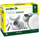 PACK VAISSELLE MIDDAY TIVOLI 12 PIECES MELAMINE ANTIGLISSE BRUNNER