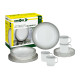 PACK VAISSELLE ASTRALYS 16 PIECES MELAMINE ANTIGLISSE BRUNNER