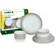 PACK VAISSELLE MIDDAY ASTRALYS 12 PIECES MELAMINE ANTIGLISSE BRUNNER