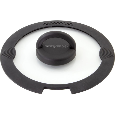 COUVERCLE PASSOIRE EN VERRE ET SILICONE COVERY Ø 20 CM BRUNNER