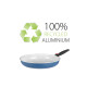 POELE CAREZZA Ø 26 CM BLEU BRUNNER