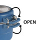 POPOTE CAREZZA MAGNET Ø 24 CM BLEU 7 PIECES BRUNNER