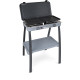 RECHAUD A GAZ DOUBLE AVEC PIEDS DEVIL KOOKMASTER 30mBAR NOIR GRIS BRUNNER