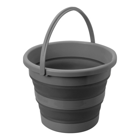 SEAU PLIABLE DRUM FOLD-AWAY GRIS NOIR 15 L BRUNNER