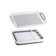 EGOUTTOIR A VAISSELLE PLIABLE AVEC PLATEAU DROPPER FOLD-AWAY GRIS BLANC BRUNNER