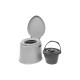 TOILETTE SEAU PORTABLE OPTITOIL GRIS BRUNNER