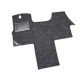 TAPIS CABINE AVANT DELUXE T6 07/2014- NOIR BRUNNER
