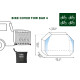 HOUSSE POUR 3/4 VELOS PORTE-VELO SUR BOULE AVEC POCHE HITCH BIKE COVER 3/4 BRUNNER