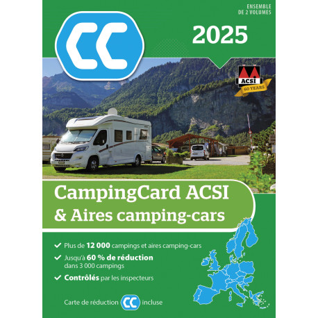 GUIDE CAMPING & AIRES DE CAMPING CAR ACSI 2025