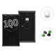 PANNEAU SOLAIRE MONOCRISTALLIN 100 W 1015X 540 X 55 MM BLACK BOOST