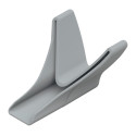 EMBOUT RAIL QUICK PRO GRIS