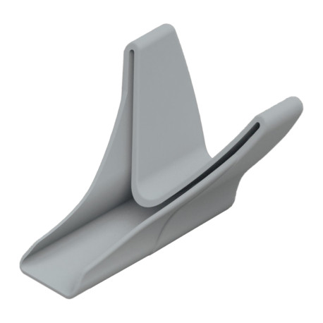 EMBOUT RAIL QUICK PRO GRIS
