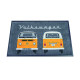 TAPIS DENTREE VW GRIS ORANGE T2 - 72.50 x 43.00 CM