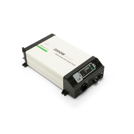 CONVERTISSEUR PUR SINUS AVEC BYPASS ET AFFICHAGE 2000 W DC12/24V