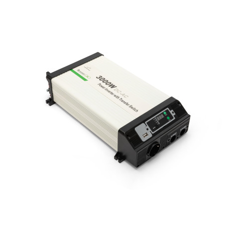 CONVERTISSEUR PUR SINUS AVEC BYPASS ET AFFICHAGE 3000 W DC12/24V