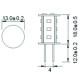 AMPOULE LED G4 15 LEDS SMD 3014 BC