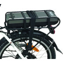 PORTE BAGAGE ET RAIL DE GUIDAGE POUR VELO KOONEKT 13 Ah BLANC