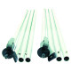 LOT DE 2 BARRES DE SOUTIEN ARRIERE POUR AUVENT GONFLABLE