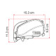 STORE F80S 3.70 M DUCATO BOITIER BLANC TOILE GRISE FIAMMA