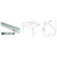STORE F35 PRO 2.20 M TITANIUM GRIS