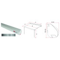 STORE F35 PRO 2.20 M TITANIUM GRIS