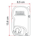 STORE F45 S 2.30 X 1.50 M TITANIUM GRIS