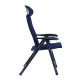 FAUTEUIL AIR DELUXE BLEU AVEC APPUI-TETE - CRESPO