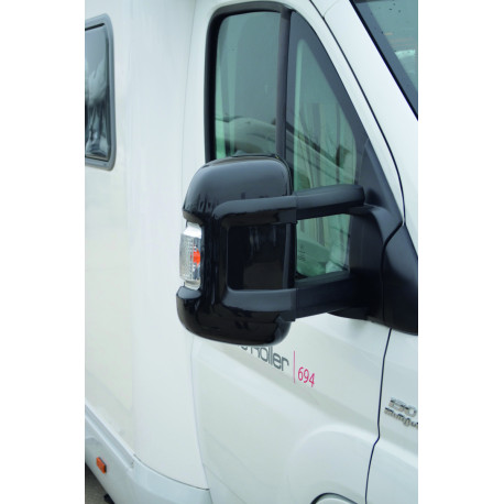 COQUE PROTECTION RETRO COURT NOIR x2 - MILENCO