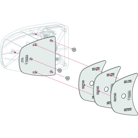 KIT SPACER SAFE DOOR GRIS