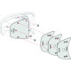 KIT SPACER SAFE DOOR NOIR