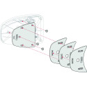 KIT SPACER SAFE DOOR NOIR