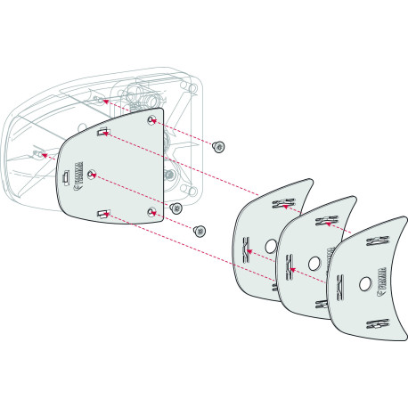 KIT SPACER SAFE DOOR NOIR