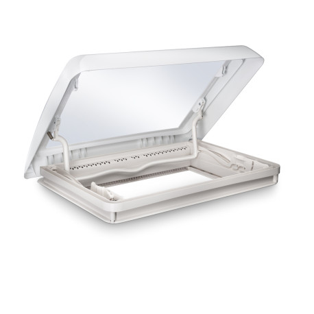DOME DE TOIT MIDI HEKI STYLE A MANIVELLE BLANC AVEC VENTILATION 70 X 50 CM