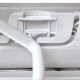DOME DE TOIT MIDI HEKI STYLE A MANIVELLE BLANC AVEC VENTILATION 70 X 50 CM