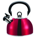 BOUILLOIRE ACIER INOX 2.5 L ROUGE A POIGNEE