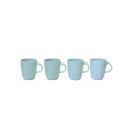 SET COOL WHITE 4 MUGS ANTI GLISSE