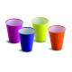 SET DE 4 VERRES A EAU SANALIVING 0,25L FUCHSIA