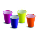SET DE 4 VERRES A EAU SANALIVING 0,25L FUCHSIA