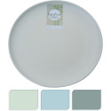 ASSIETTE FIBRES DE BAMBOU 20CM 3 ASS CLRS PASTEL