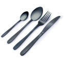 ENSEMBLE DE COUVERTS 16 PCS NOIRS