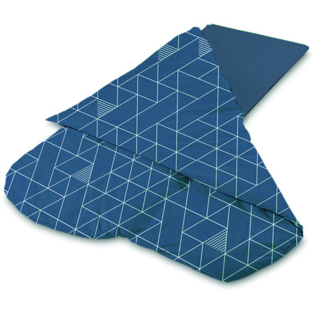 COUCHAGE 66 COMPACT - Geo Navy (66x190x2,5) - DUVALAY