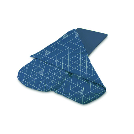 COUCHAGE 66 CONFORT - Geo Navy (66x190x4) - DUVALAY