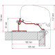 ADAPTATEUR CARAVAN ROOF 550 F65 F80