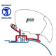ADAPTATEUR F65 DUCATO (2 PCS) HIGH PROFILE