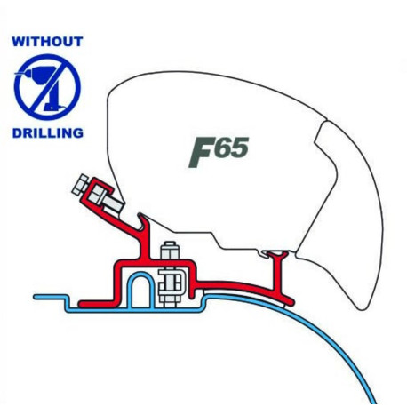 ADAPTATEUR F65 DUCATO (2 PCS) HIGH PROFILE