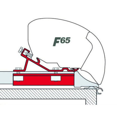 ADAPTATEUR FIXING BAR F65 TOP 3 PCS