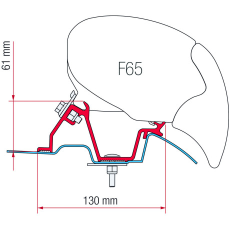 ADAPTATEUR MERCEDES SPRINTER HIGH ROOF F45 EAGLE 400