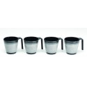 SET 4 MUGS GRANITE