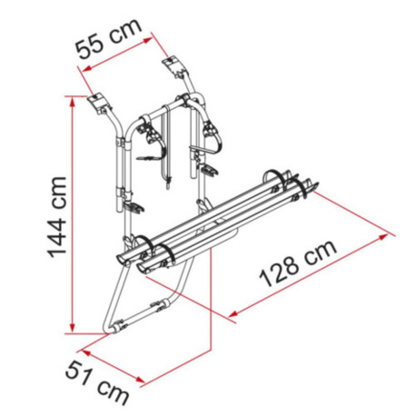 CARRY BIKE TRAFIC DS TOIT STAND.