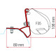 KIT ADAPTATEUR RENAULT TRAFIC F35